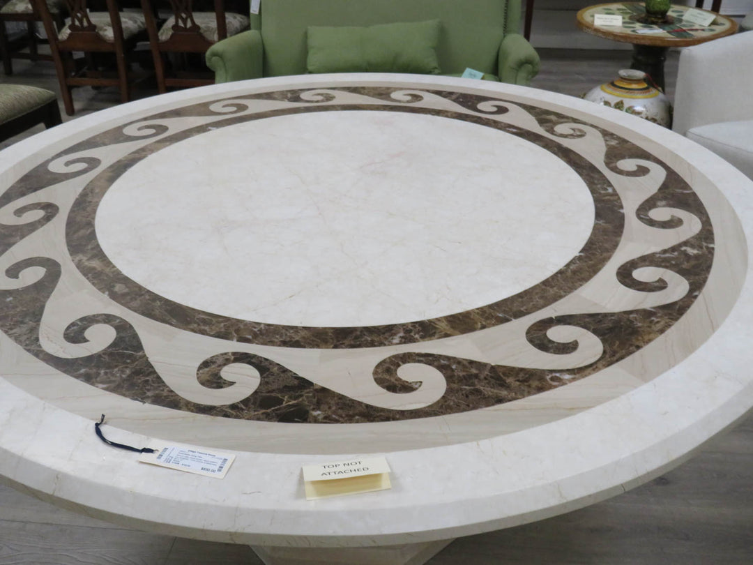 Round Marble Dining Table