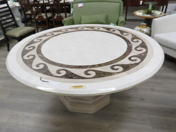 Round Marble Dining Table