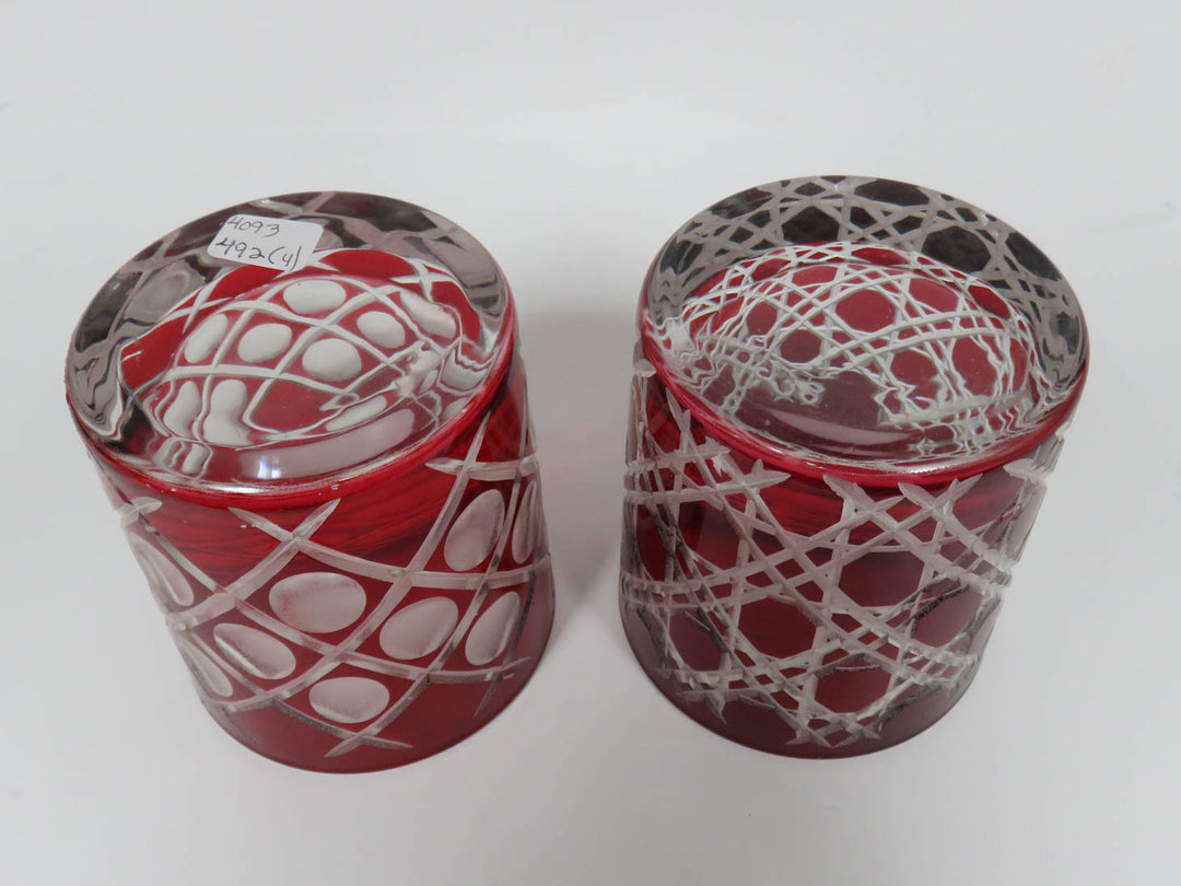 Cut to Clear Rocks Glasses