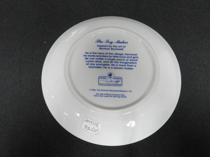 Norman Rockwell Appetizer Plates