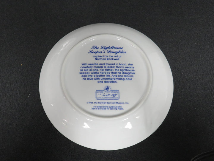 Norman Rockwell Appetizer Plates