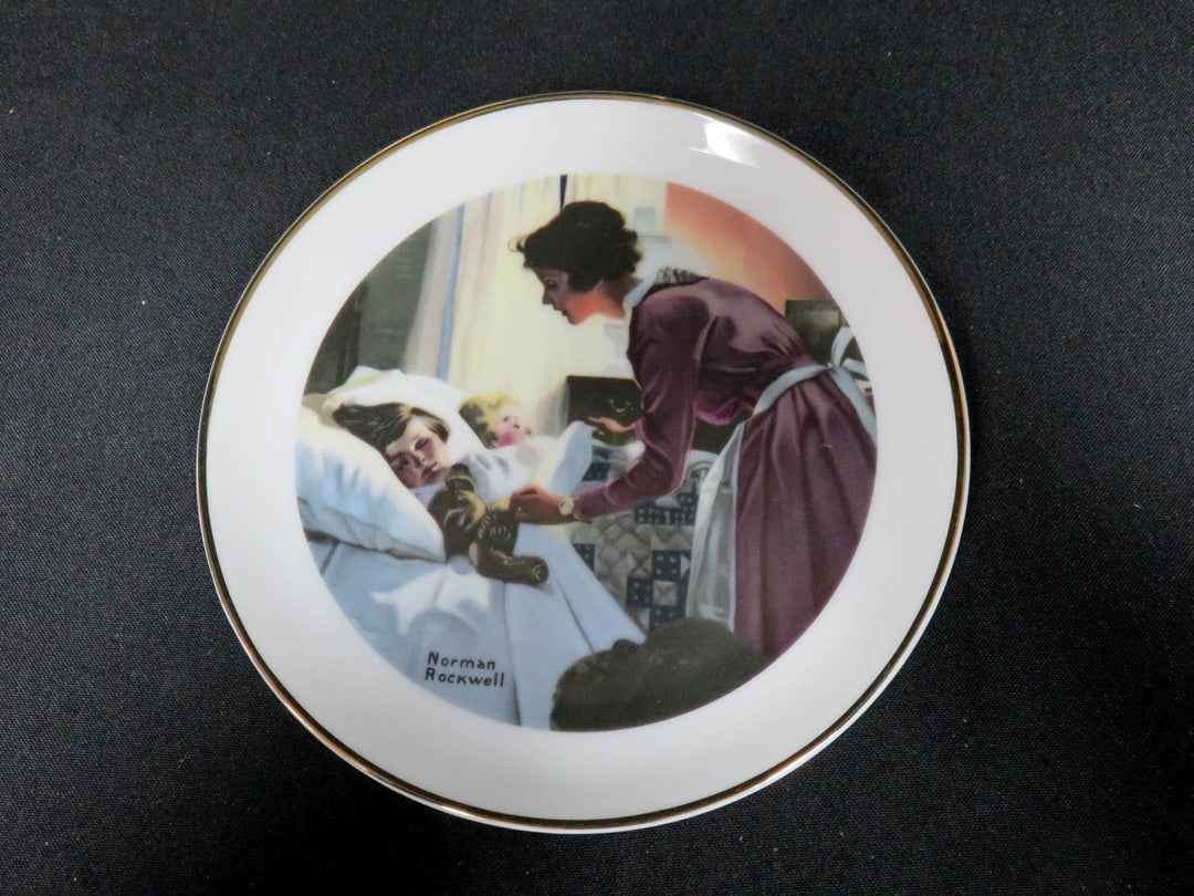 Norman Rockwell Appetizer Plates