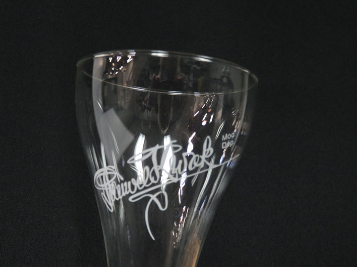 Pauwel Kwak Beer Glass on Stand