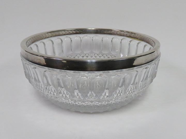 Pressed Glass Serving Bowl