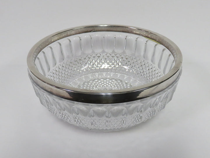 Pressed Glass Serving Bowl