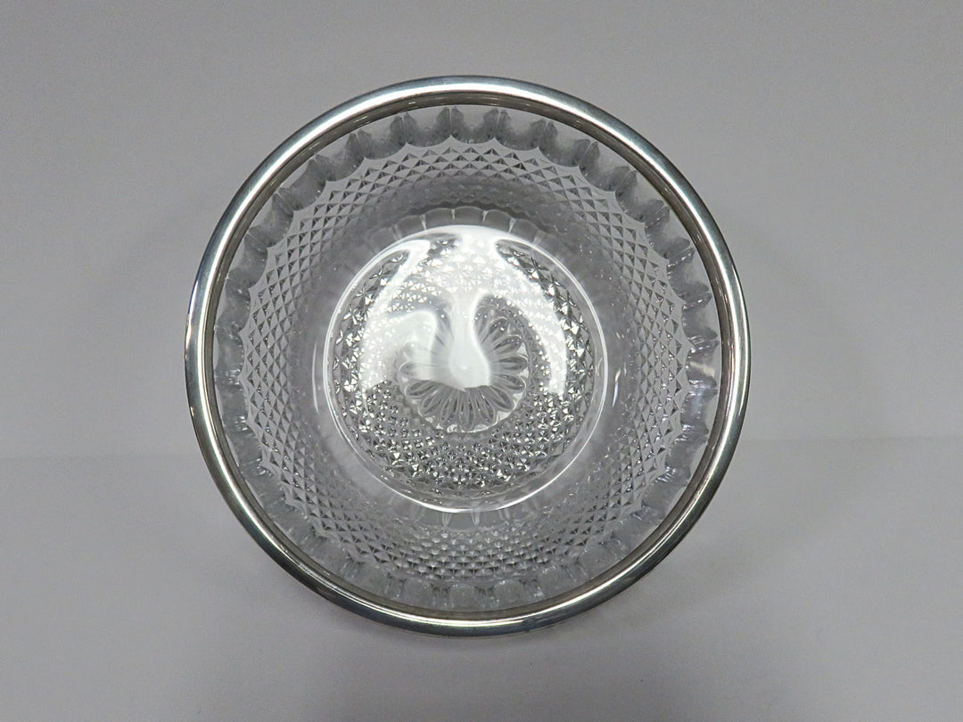 Pressed Glass Serving Bowl