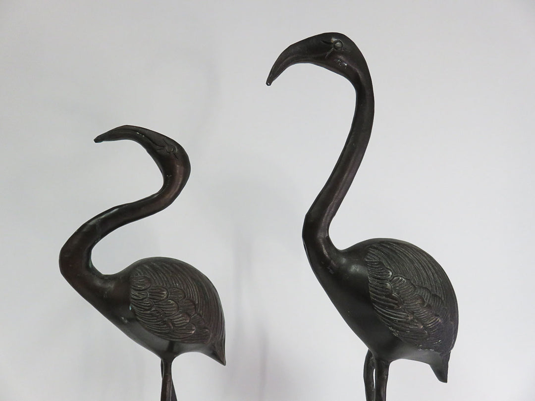 Brass Flamingo Statues