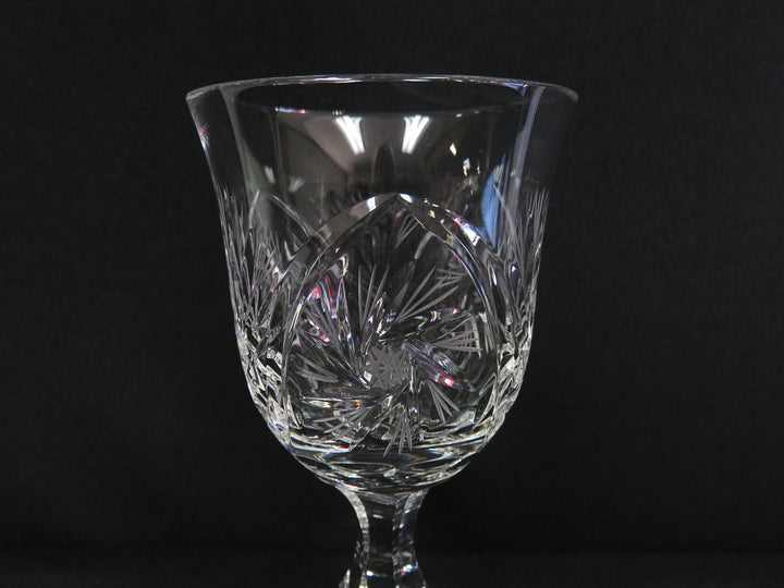 Cut Crystal Wine Glasses