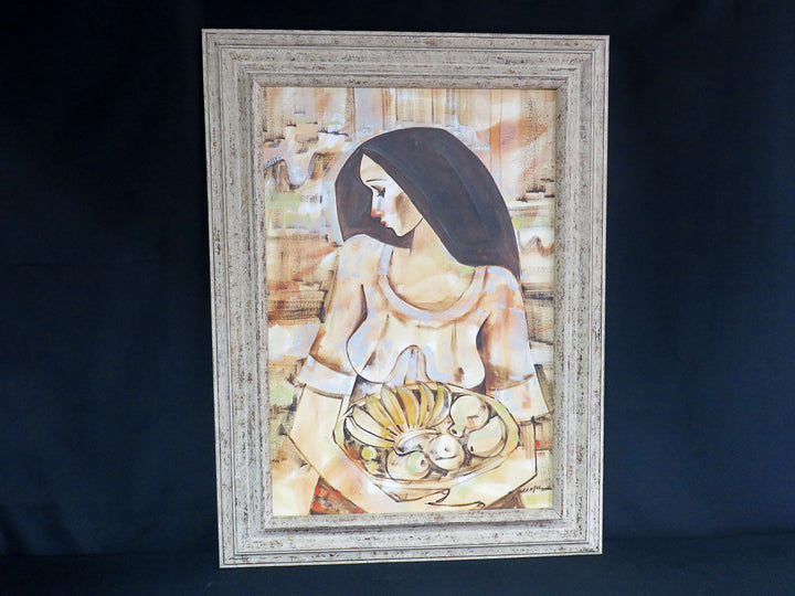 Original Oil Painting of Woman