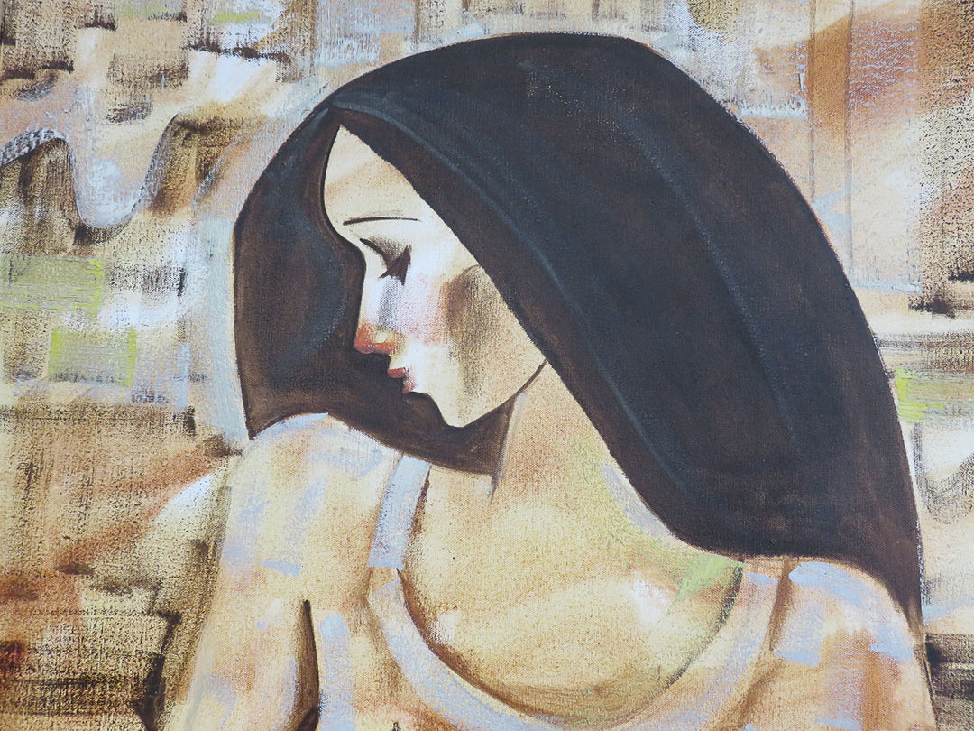 Original Oil Painting of Woman