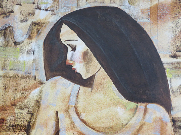 Original Oil Painting of Woman