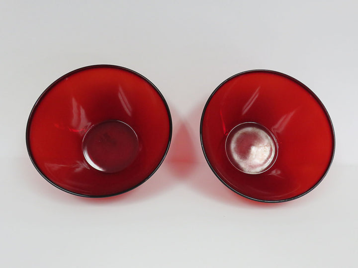 Arcoroc Ruby Red Serving Bowls