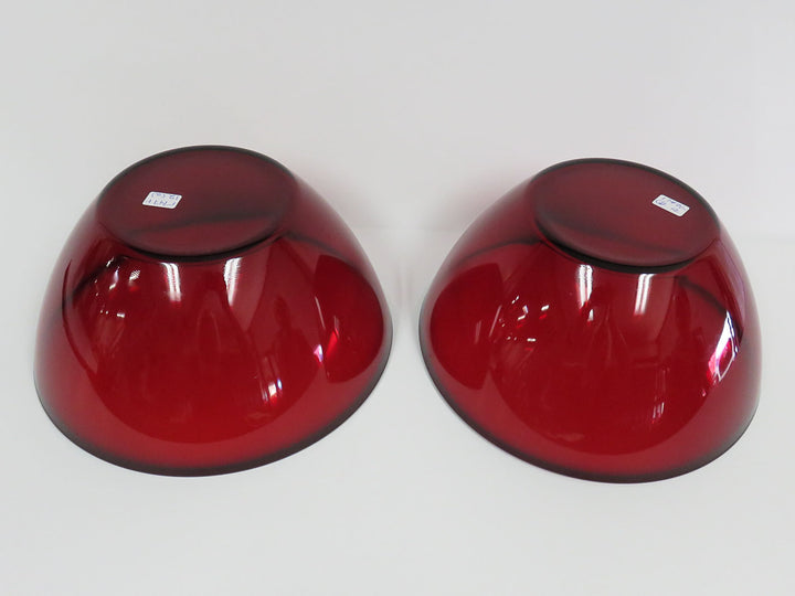 Arcoroc Ruby Red Serving Bowls