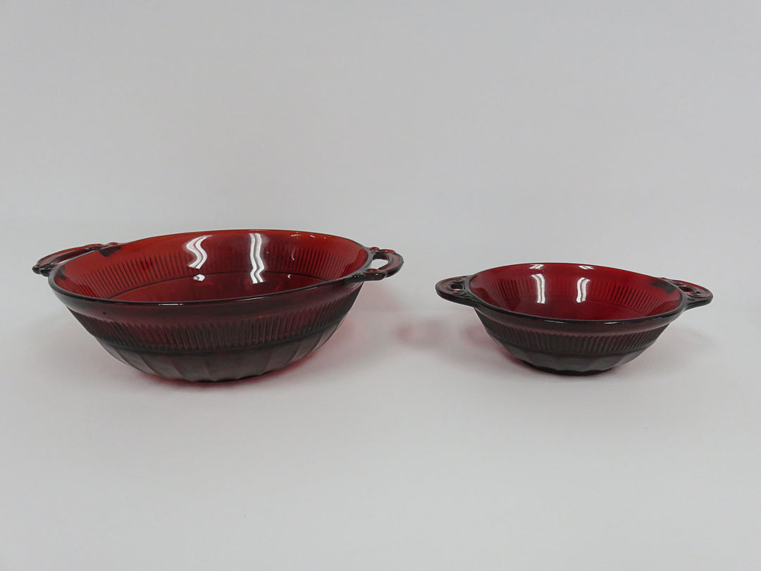 Ruby Red Bowl Set