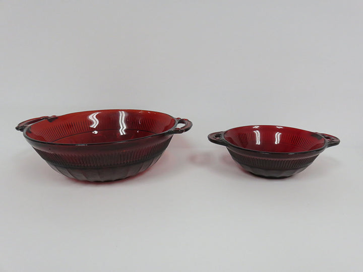 Ruby Red Bowl Set