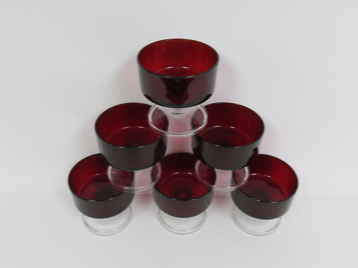 Arcoroc Ruby Red Sherbet Dish