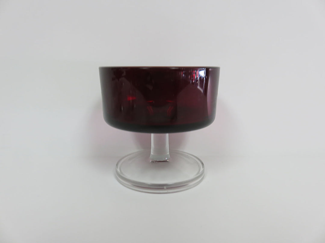 Arcoroc Ruby Red Sherbet Dish