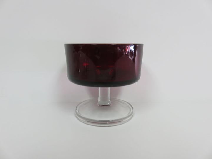 Arcoroc Ruby Red Sherbet Dish