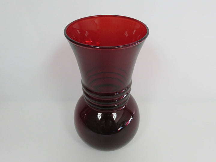 Anchor Hocking Ruby Red Vase