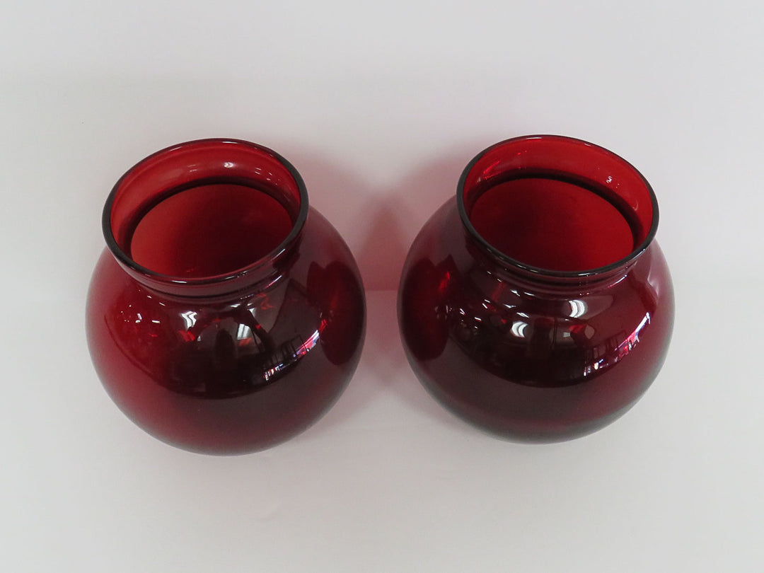 Anchor Hocking "Ivy Ball" Vases
