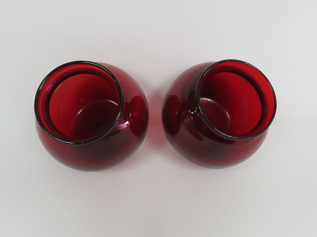 Anchor Hocking "Ivy Ball" Vases