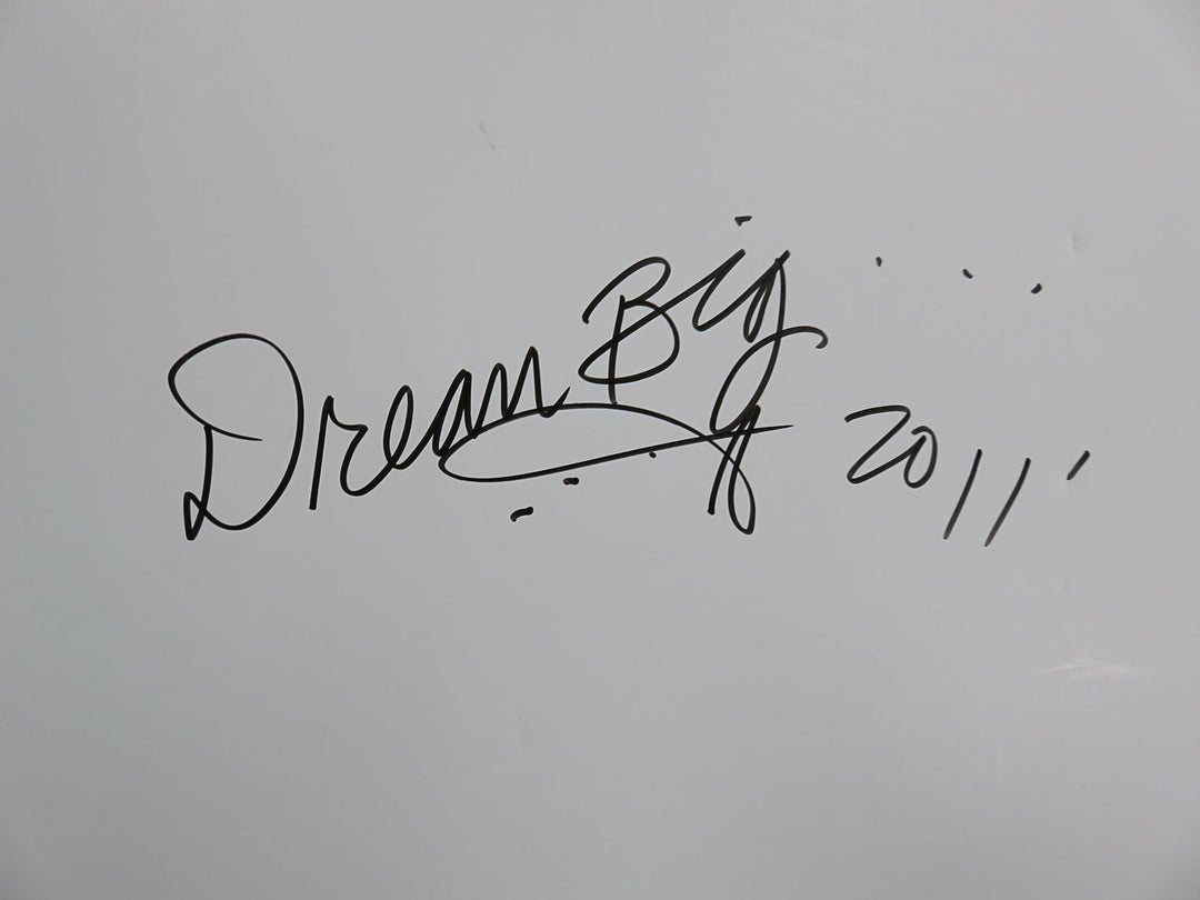 "Dream Big" Artwork in Hand Painted Frame