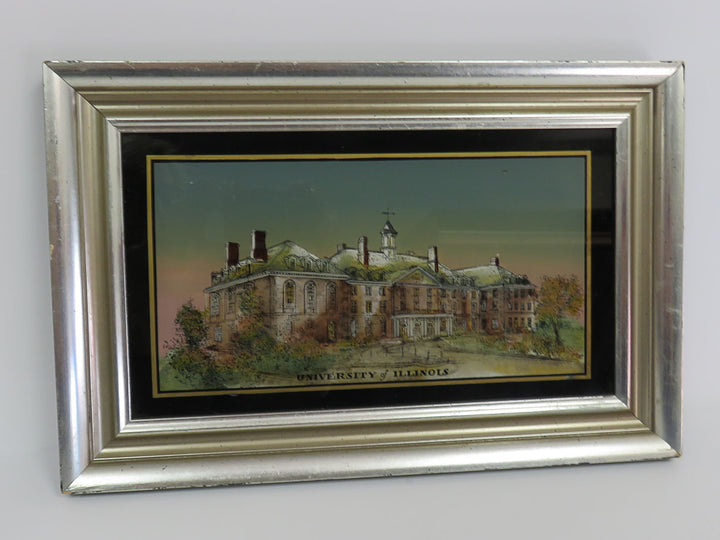 U of I Union Artwork on Glass