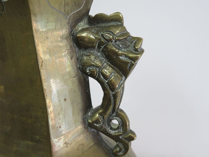 Chinese-Style Brass Vase