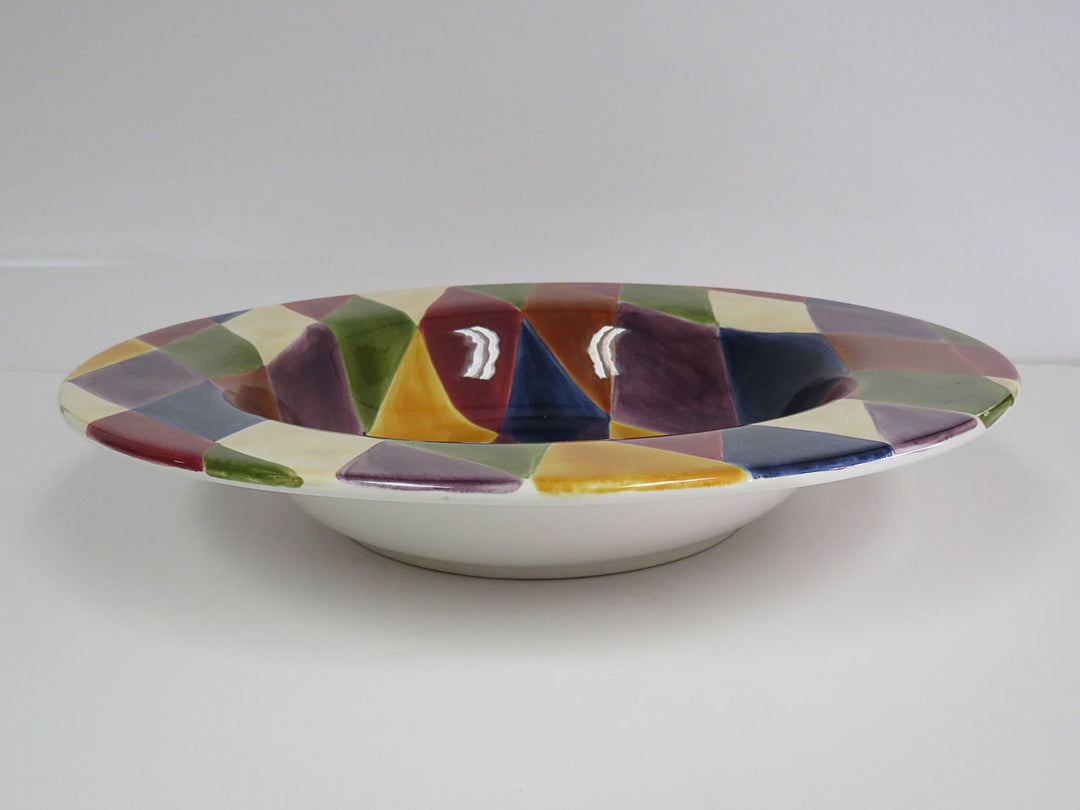Harlequin Centerpiece Bowl