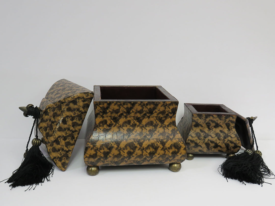 Decorative Animal Print Boxes