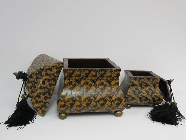 Decorative Animal Print Boxes