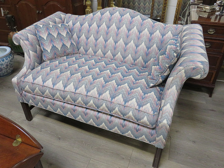 Flame Stitch Love Seat