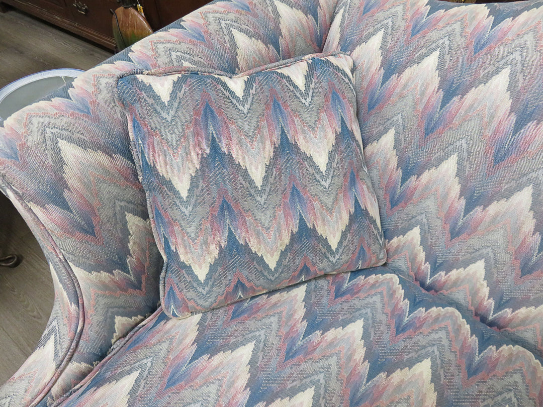Flame Stitch Love Seat