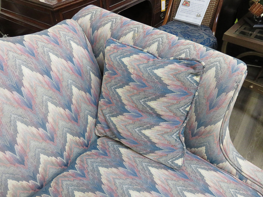 Flame Stitch Love Seat