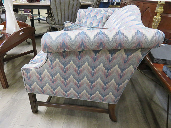 Flame Stitch Love Seat
