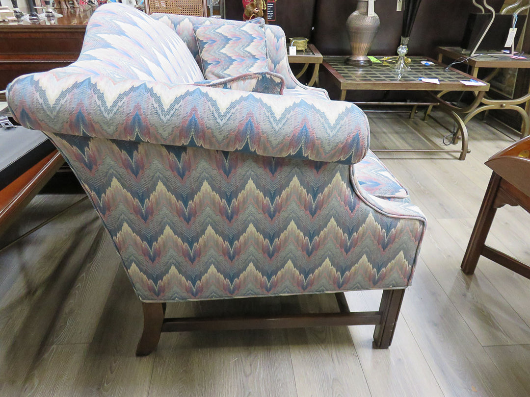 Flame Stitch Love Seat