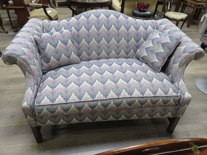 Flame Stitch Love Seat