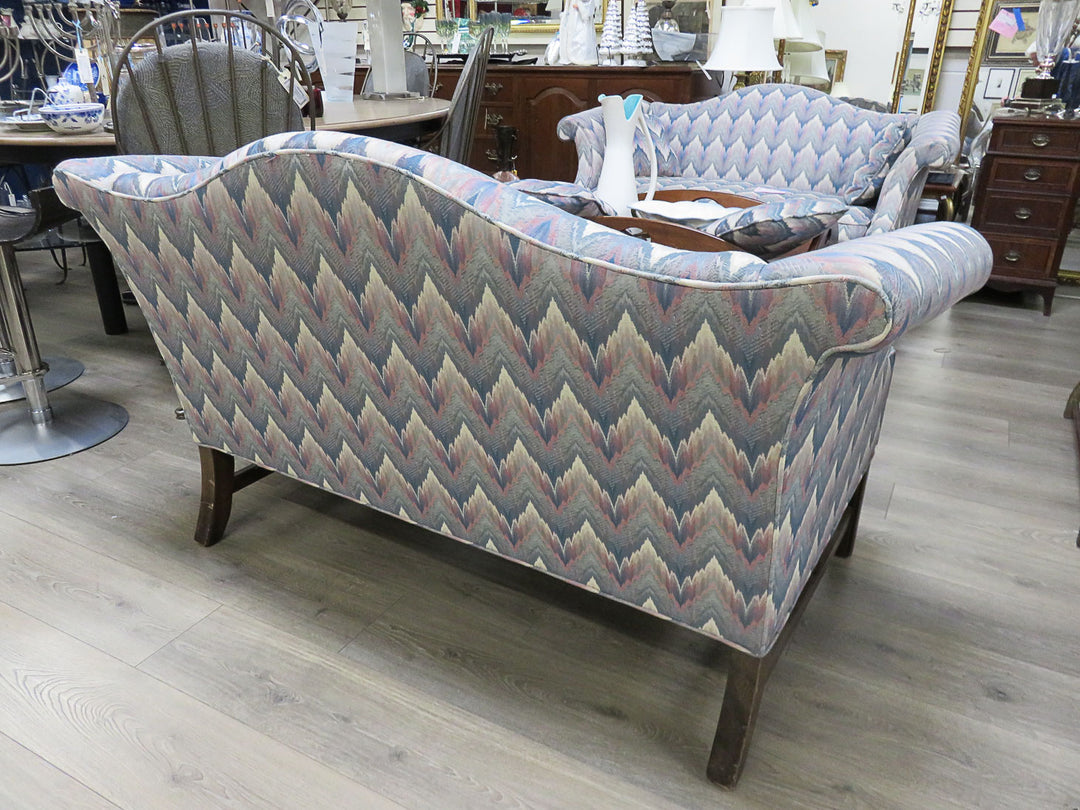 Flame Stitch Love Seat