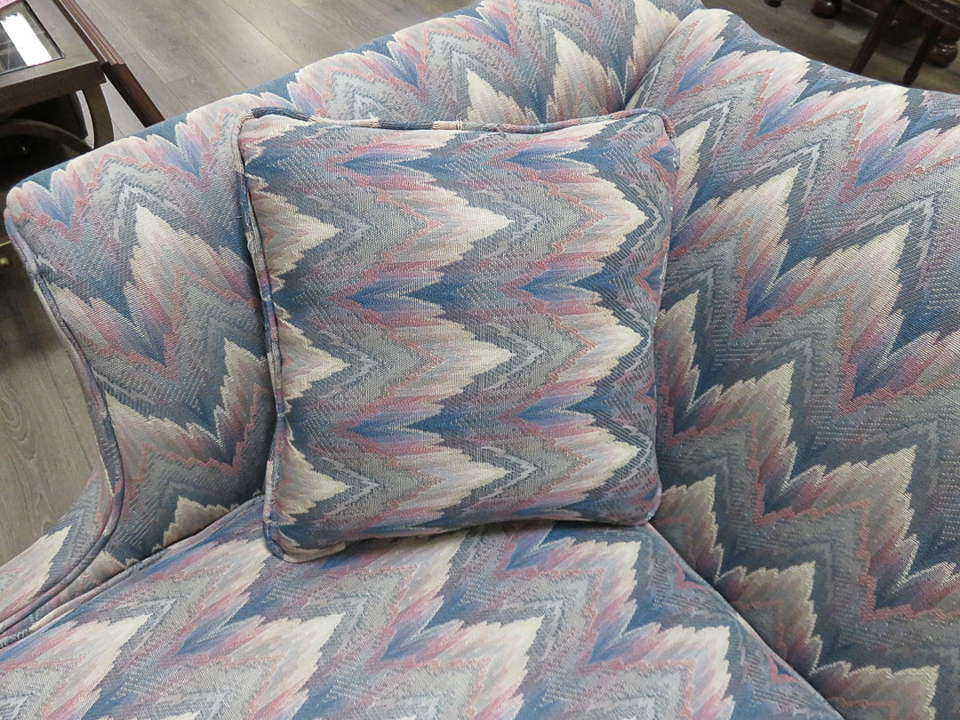 Flame Stitch Love Seat