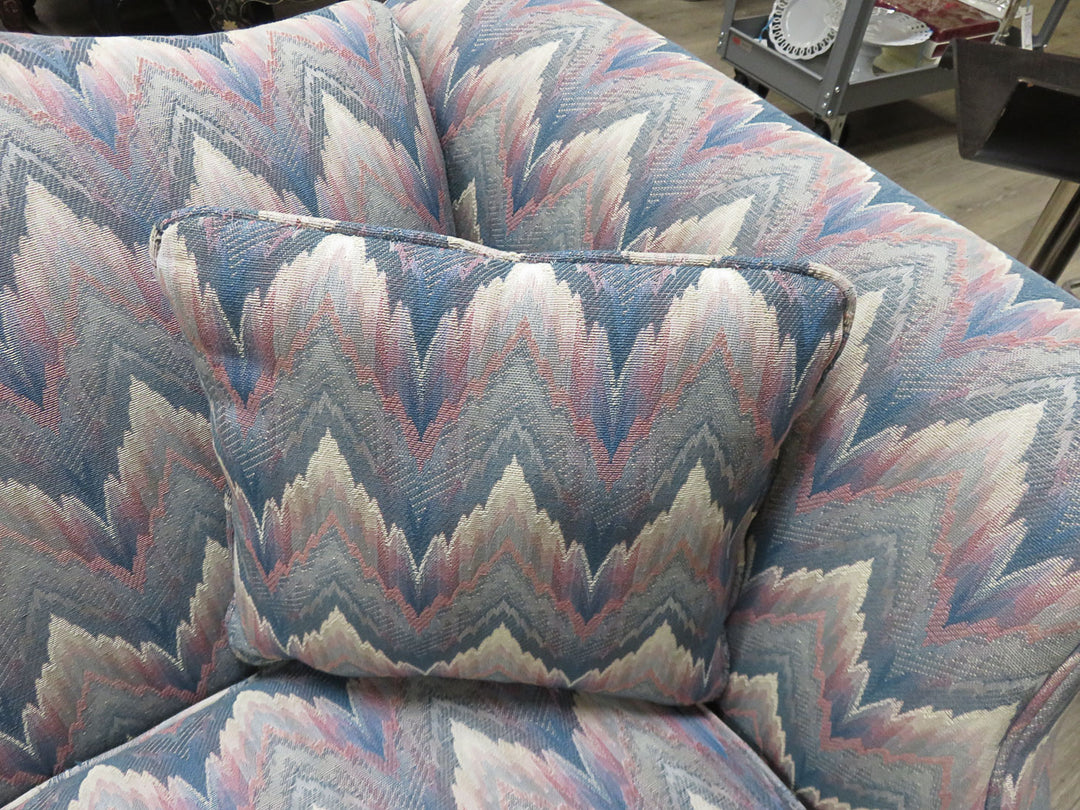 Flame Stitch Love Seat