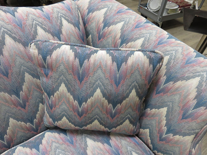 Flame Stitch Love Seat