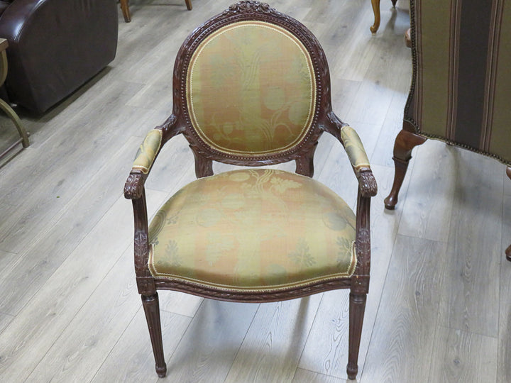 Louis XVI Style Chair & Ottoman