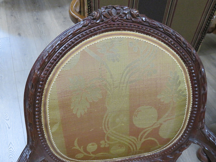 Louis XVI Style Chair & Ottoman