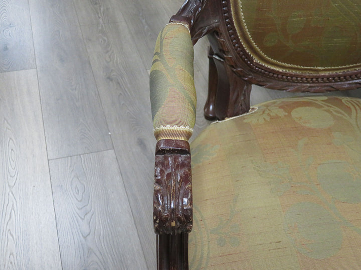 Louis XVI Style Chair & Ottoman