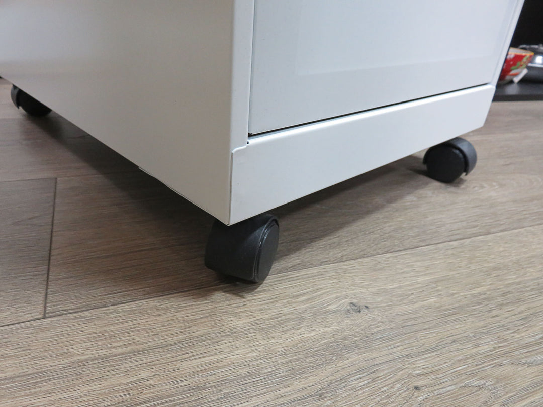 White Metal File Cabinet