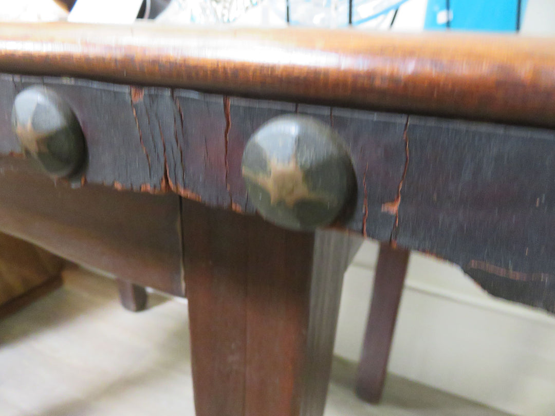Vintage Rectangular Wood Table