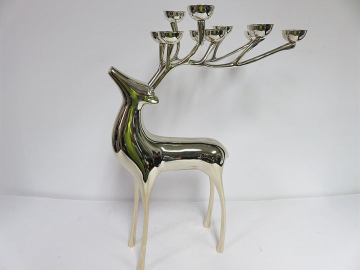 Williams Sonoma Reindeer Candelabra