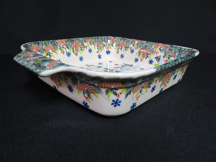 Boleslawiec Reindeer Baking Dish