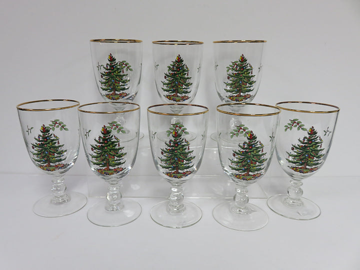 Spode Christmas Water Glasses