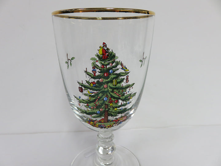 Spode Christmas Water Glasses